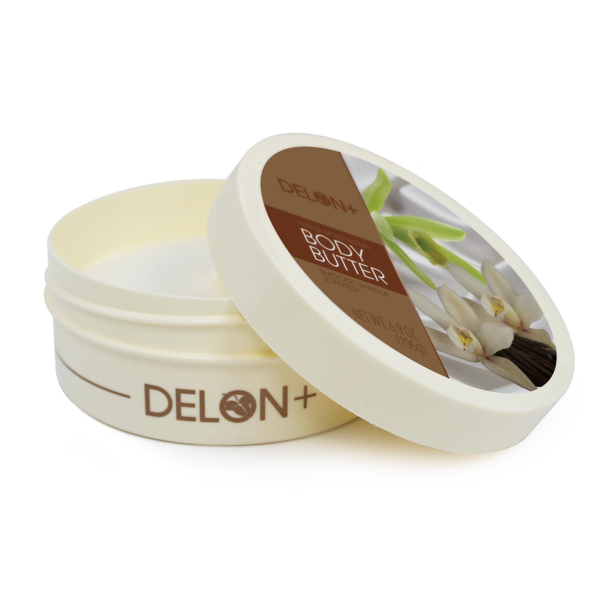 DELON lifestyle image of applying body butter for silky soft skin benefit