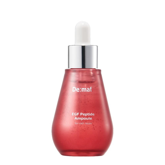 De:maf ampoule front bottle showing premium packaging and quick absorption benefit