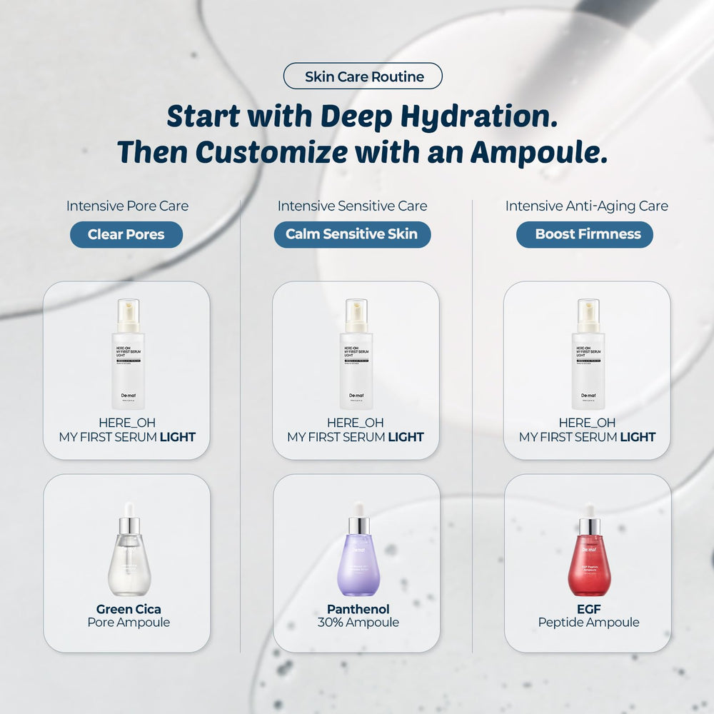 De:maf serum staged on bathroom shelf showing routine-friendly integration