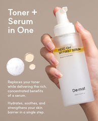 De:maf bottle on vanity staged for daily routine convenience benefit