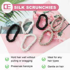 DEMAZALO scrunchies neatly arranged in an open gift box showing presentation and gifting benefit