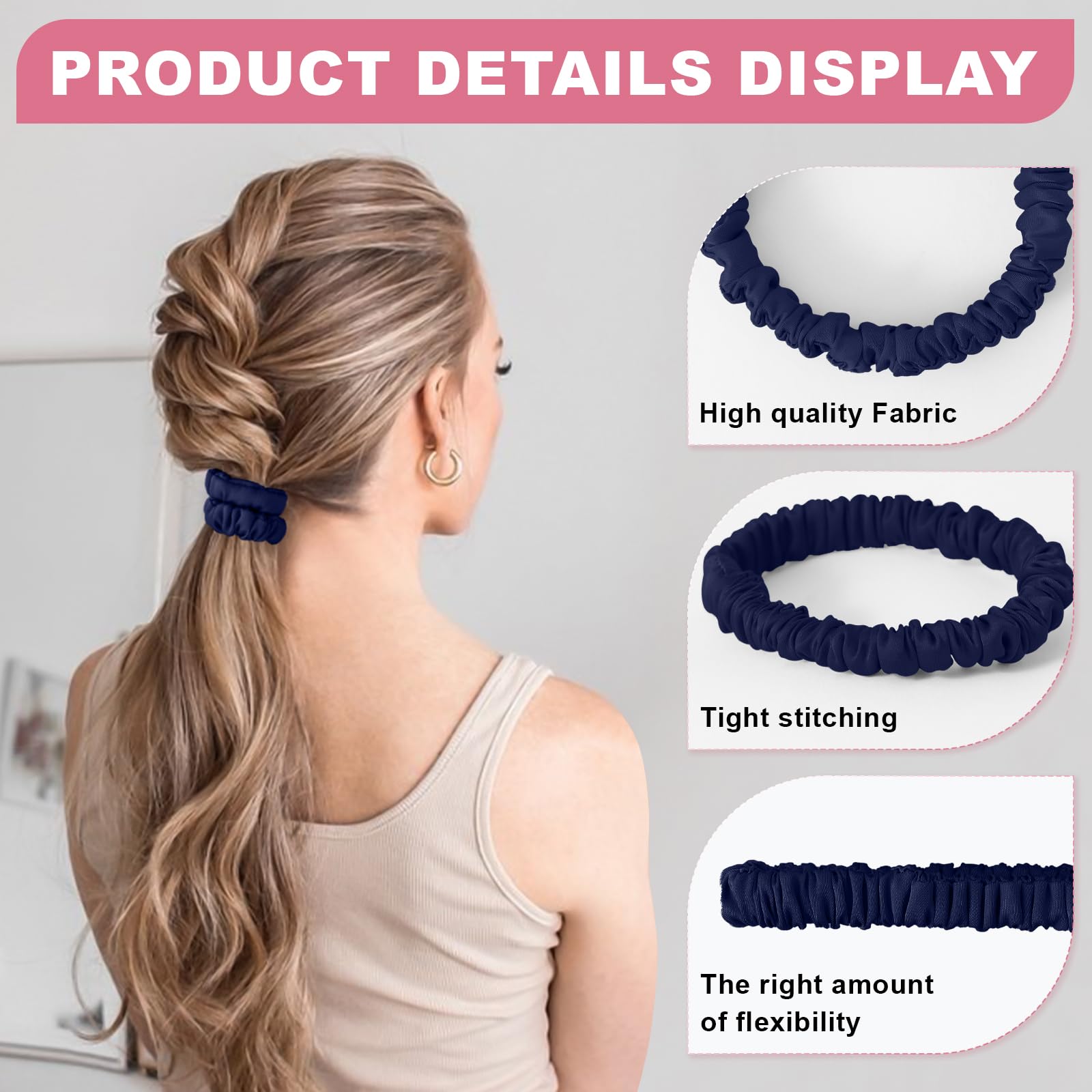 DEMAZALO scrunchie worn on wrist as accessory and convenient everyday carry