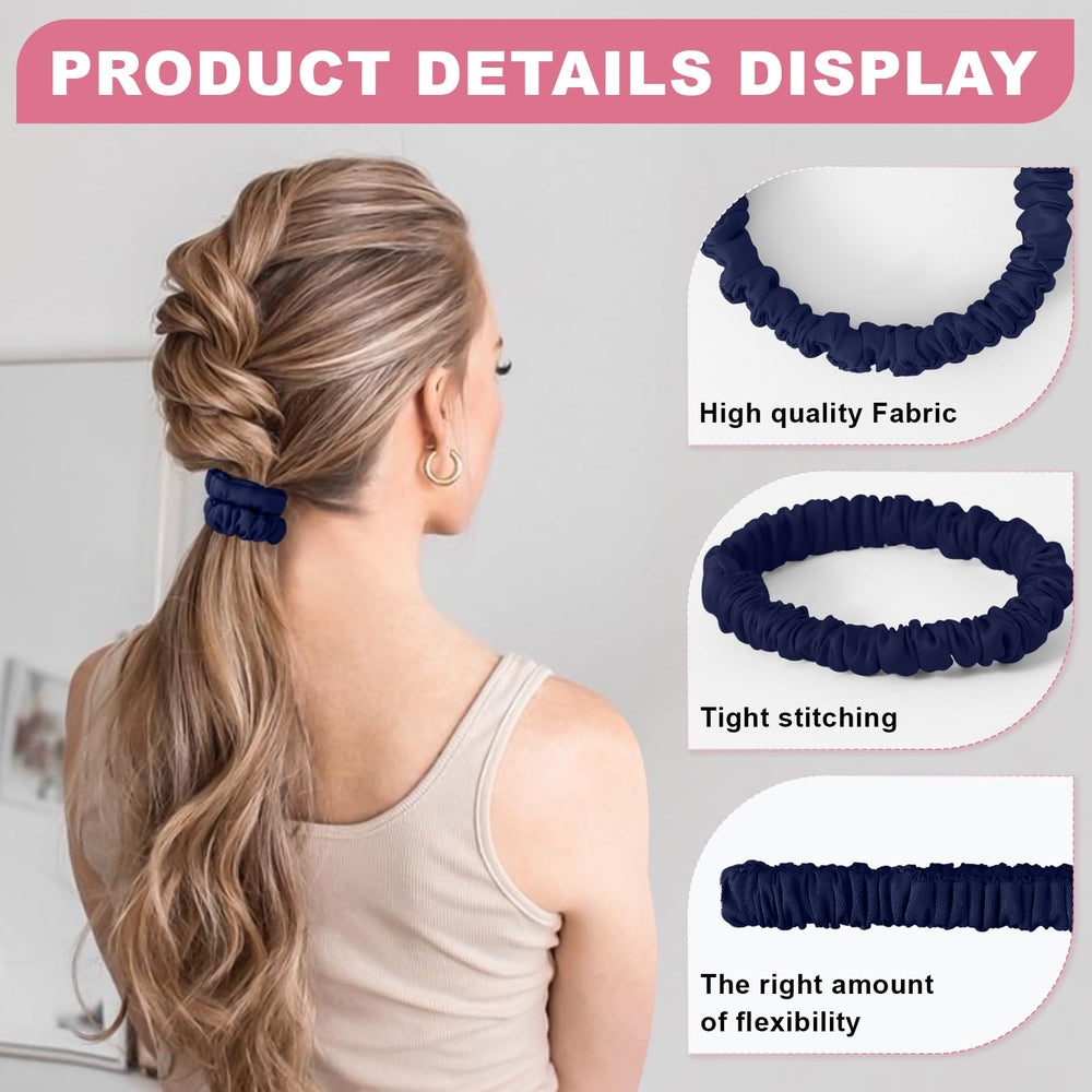 DEMAZALO scrunchie worn on wrist as accessory and convenient everyday carry