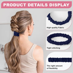 DEMAZALO scrunchie worn on wrist as accessory and convenient everyday carry