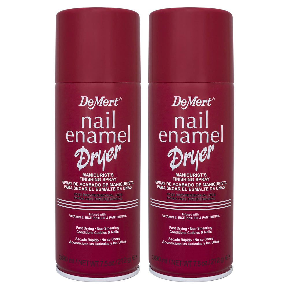 Demert front packaging showing two 7.5 fl oz cans and fast-dry benefit