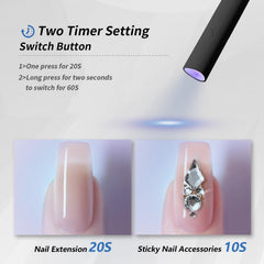 Denabuty foldable stand adjusted for hands-free nail work benefit
