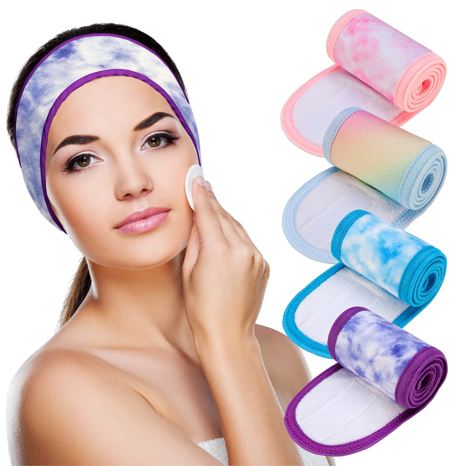 Denfany front packaging showing four colorful headbands and benefits