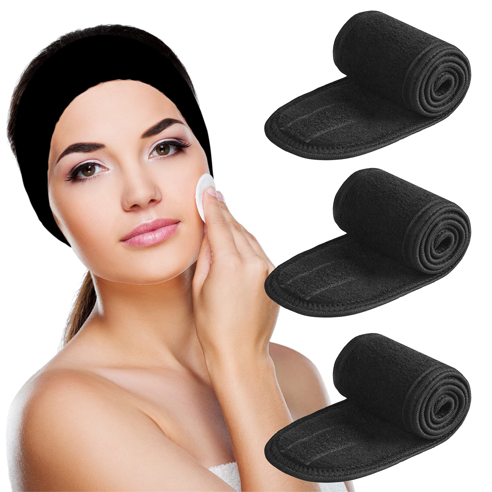 Denfany headband front packaging showing black three-pack and convenience