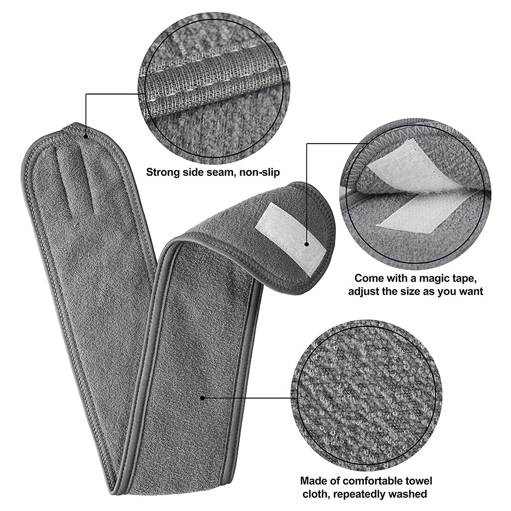 Denfany magic tape detail showing adjustable closure and secure fit benefit