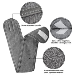 Denfany magic tape detail showing adjustable closure and secure fit benefit