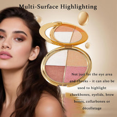 Denir Bonee palette held in hand showing compact size and on-the-go convenience