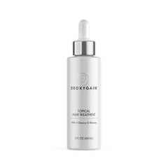 Deoxygain front packaging showing 2 fl oz bottle and benefit of daily use