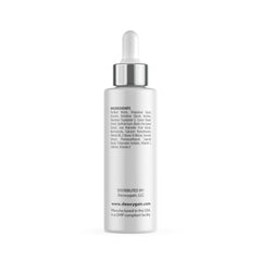 Man applying Deoxygain serum at hairline illustrating simple daily routine