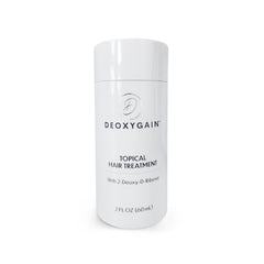 Woman using Deoxygain in morning routine showing boosted hair confidence