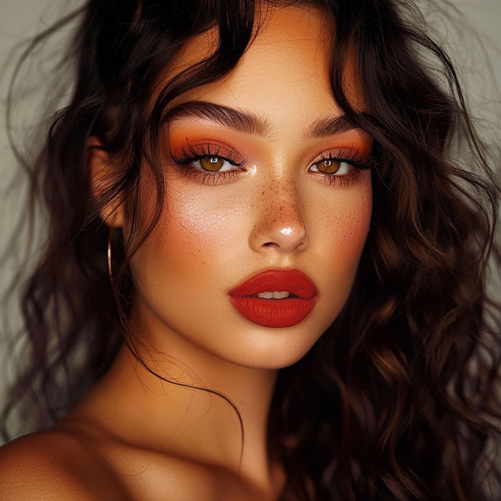 Depuplum precise flocked-tip applicator for accurate lip lines