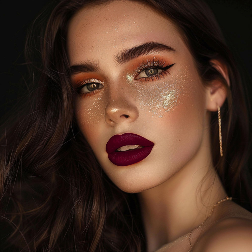 Depuplum liquid texture swipe illustrating smooth, high‑pigment application