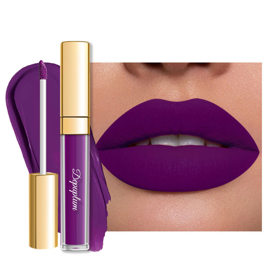 Depuplum DM22 front packaging showing deep purple matte tube and branding