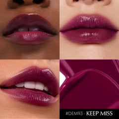 Depuplum DM93 cap off angled showing balm tip and smooth application benefit