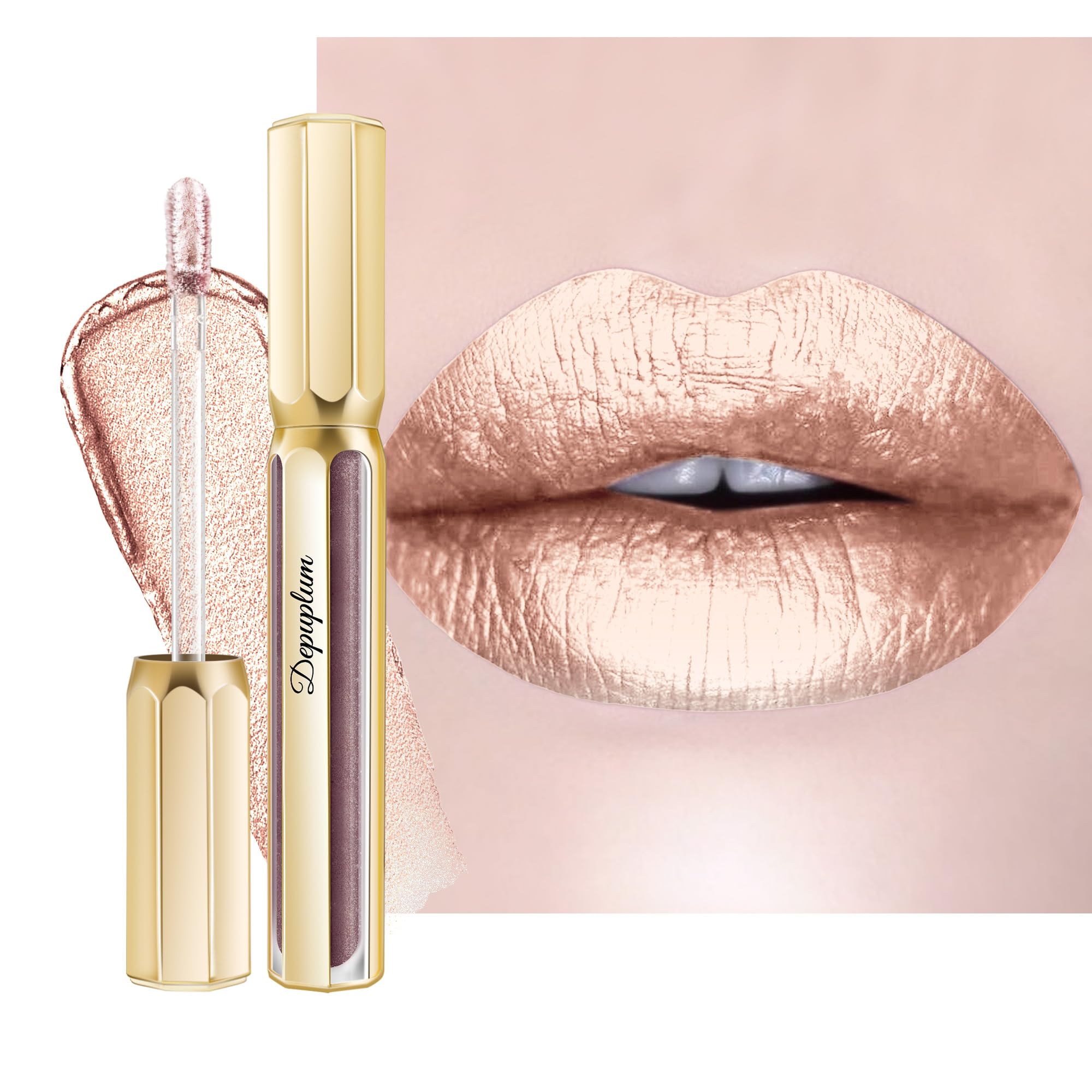 Depuplum DP110 front packaging shows metallic tube and luxe look