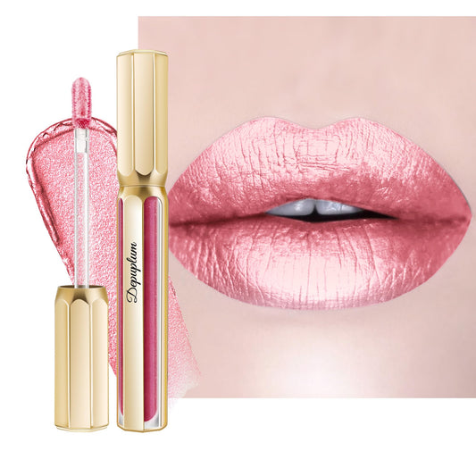 Depuplum DP114 front tube showing metallic pink packaging and premium look