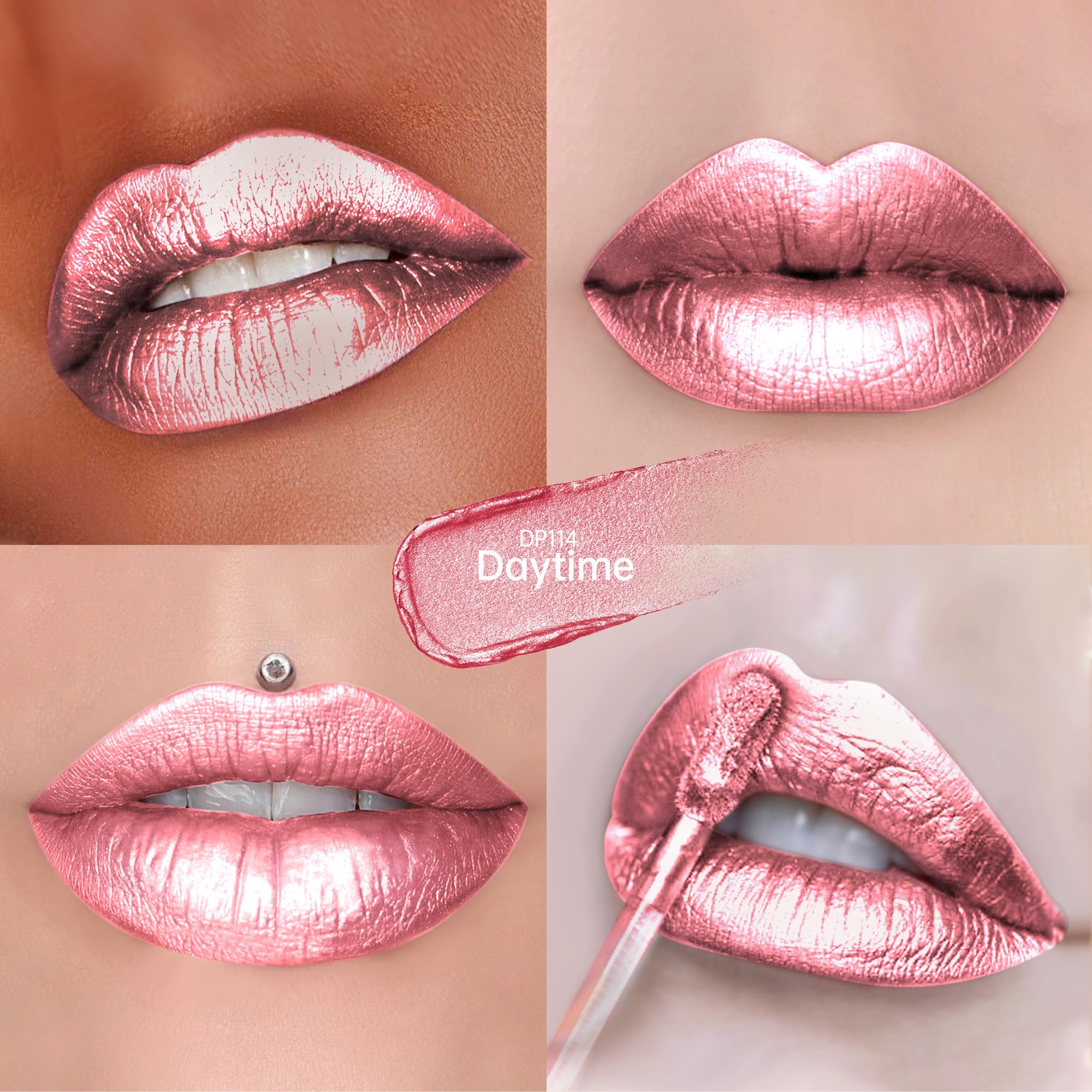 Depuplum DP114 liquid texture closeup highlighting silky finish and pigment