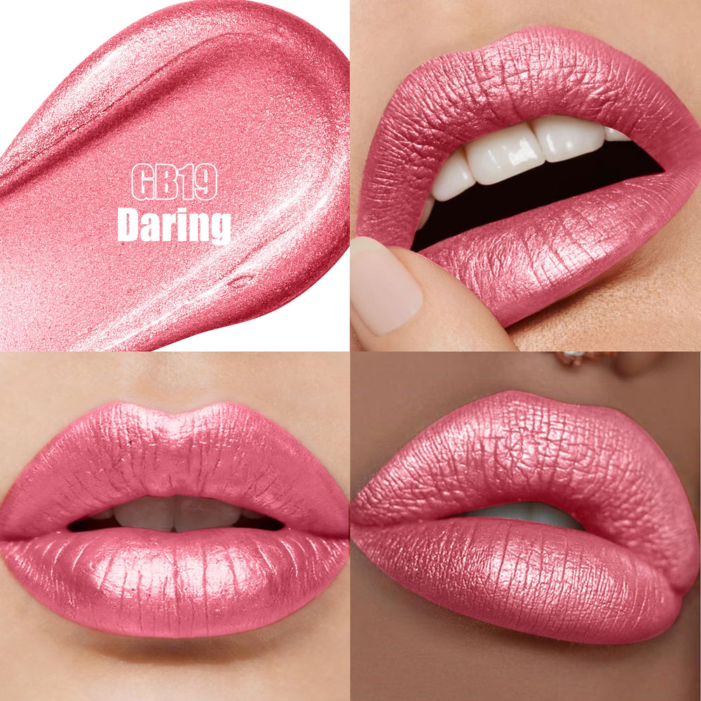 Depuplum GB19 dual‑ended design closeup highlighting liner and liquid lipstick convenience