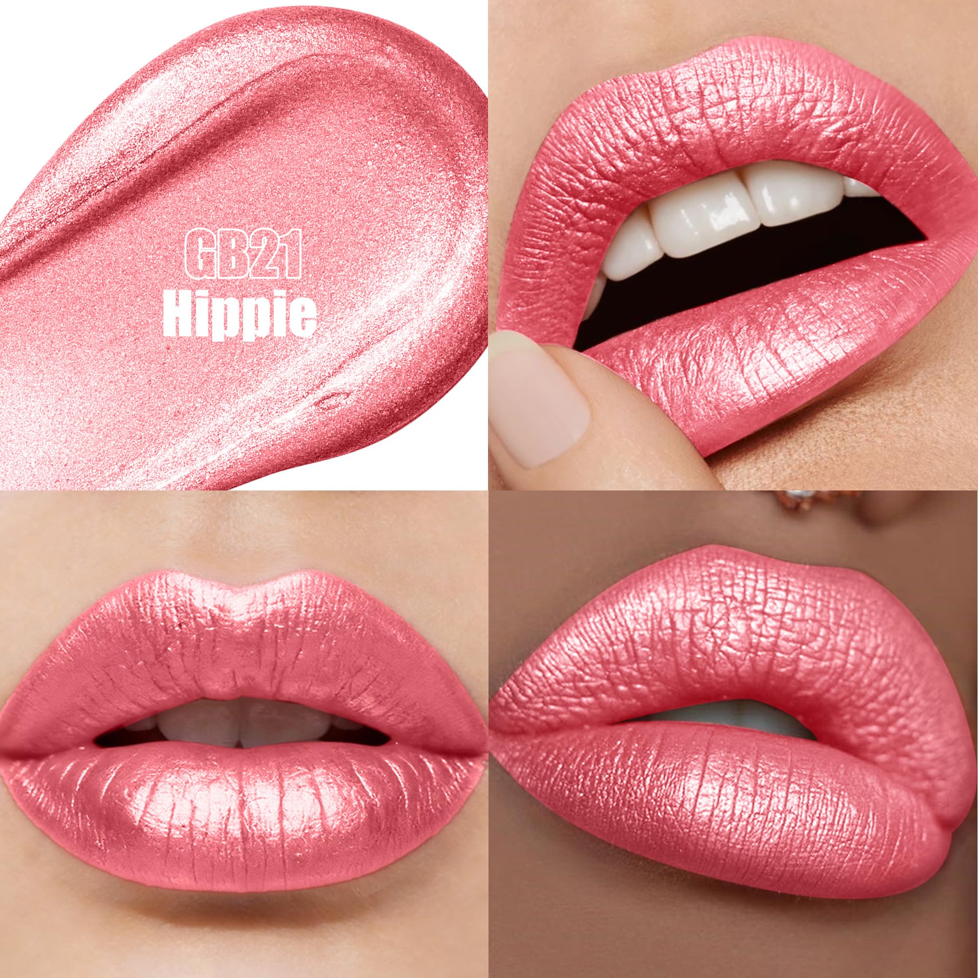 Depuplum dual‑ended liner and metallic lipstick displayed ready to use benefit: precise application