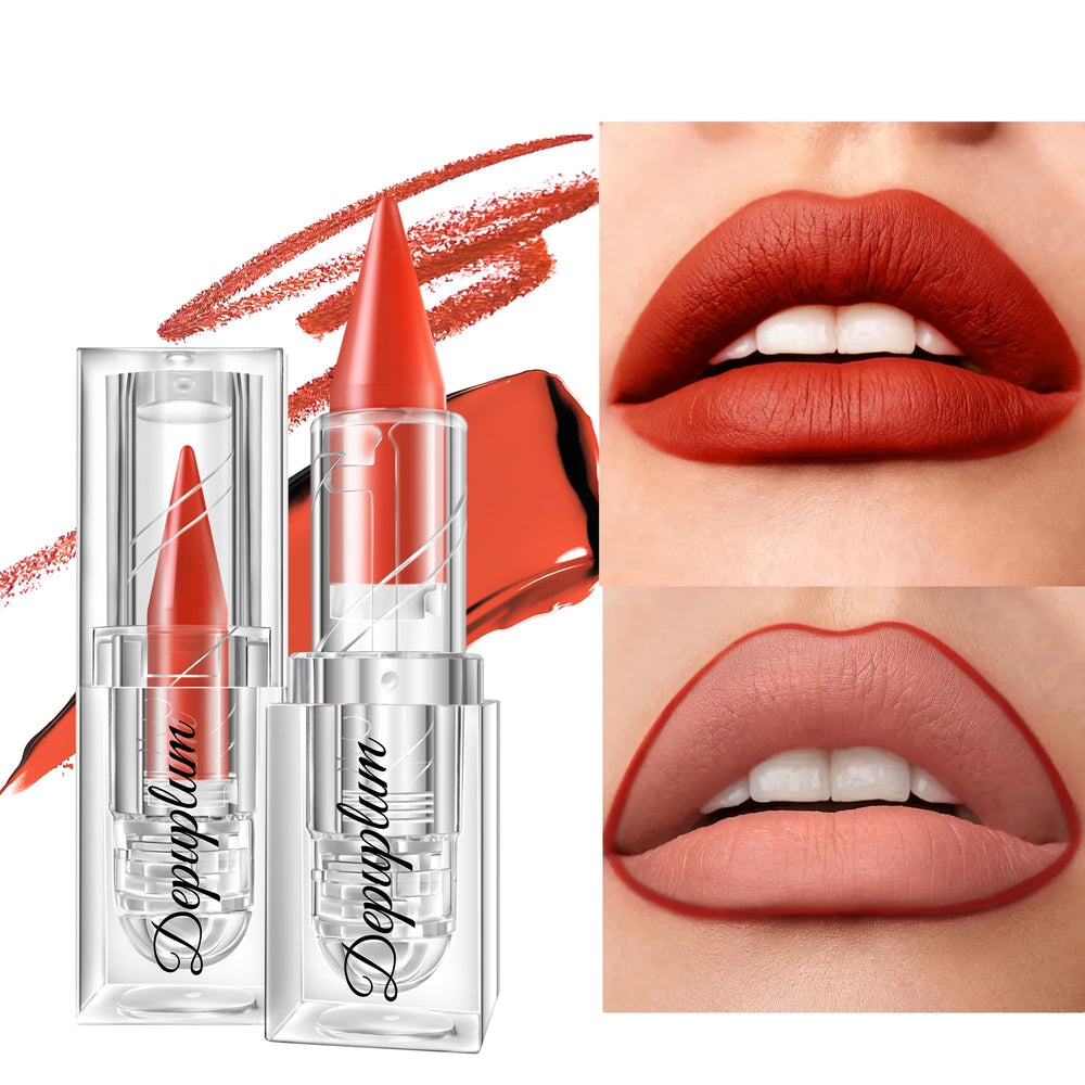Depuplum lifestyle model wearing E5 shade for bold look