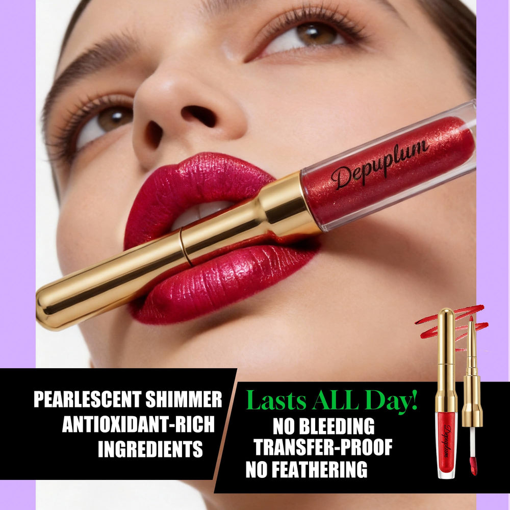 Depuplum lip liner tip closeup for precise lining and neat edges