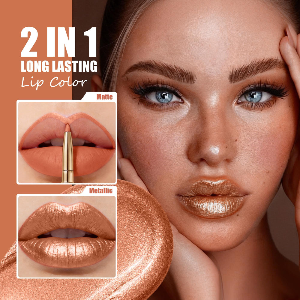 Depuplum metallic applicator showing smooth reflective texture and payoff