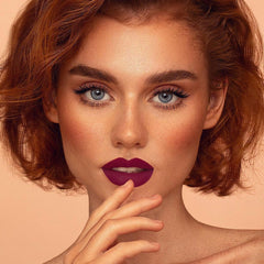 Depuplum precise flocked applicator applying color for clean lined, controlled application