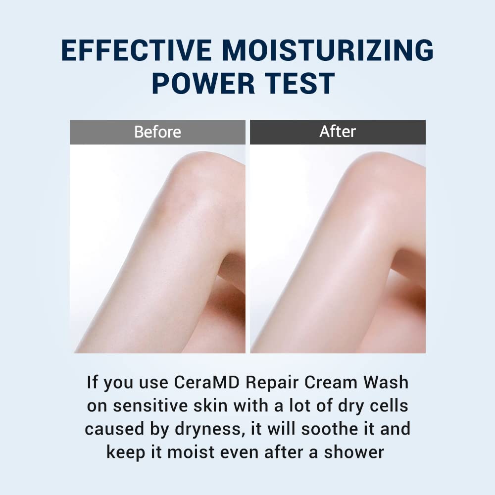 Derma B foam in hand proving gentle lather and comfortable cleansing