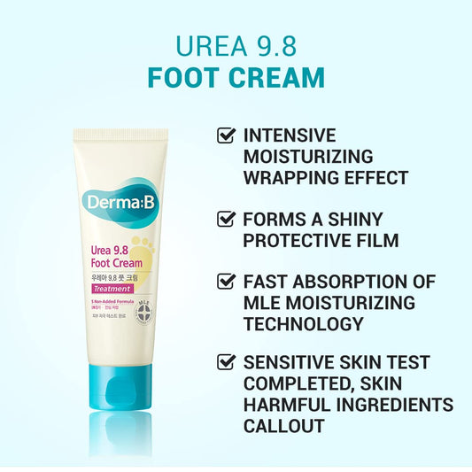Derma B cream texture close-up demonstrating rich, fast-absorbing formula benefit