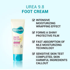 Derma B cream texture close-up demonstrating rich, fast-absorbing formula benefit