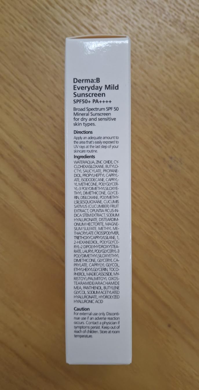 Derma B lifestyle outdoor use on skin demonstrating reliable sun protection