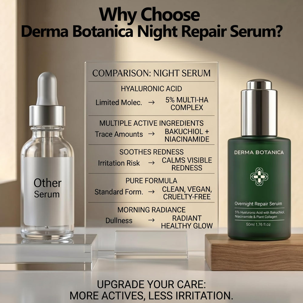 derma botanica tremella mushroom ingredient visual highlighting plant-based moisture support