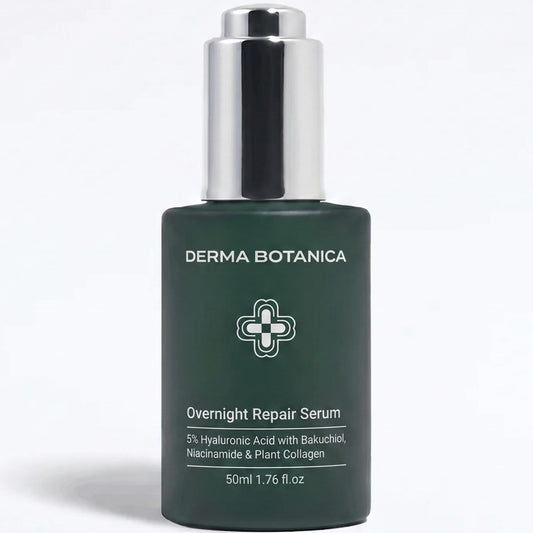 derma botanica front packaging showing bottle and label for clear product identification and trust
