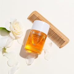 Derma E bonding oil before and after comparison enhancing shine