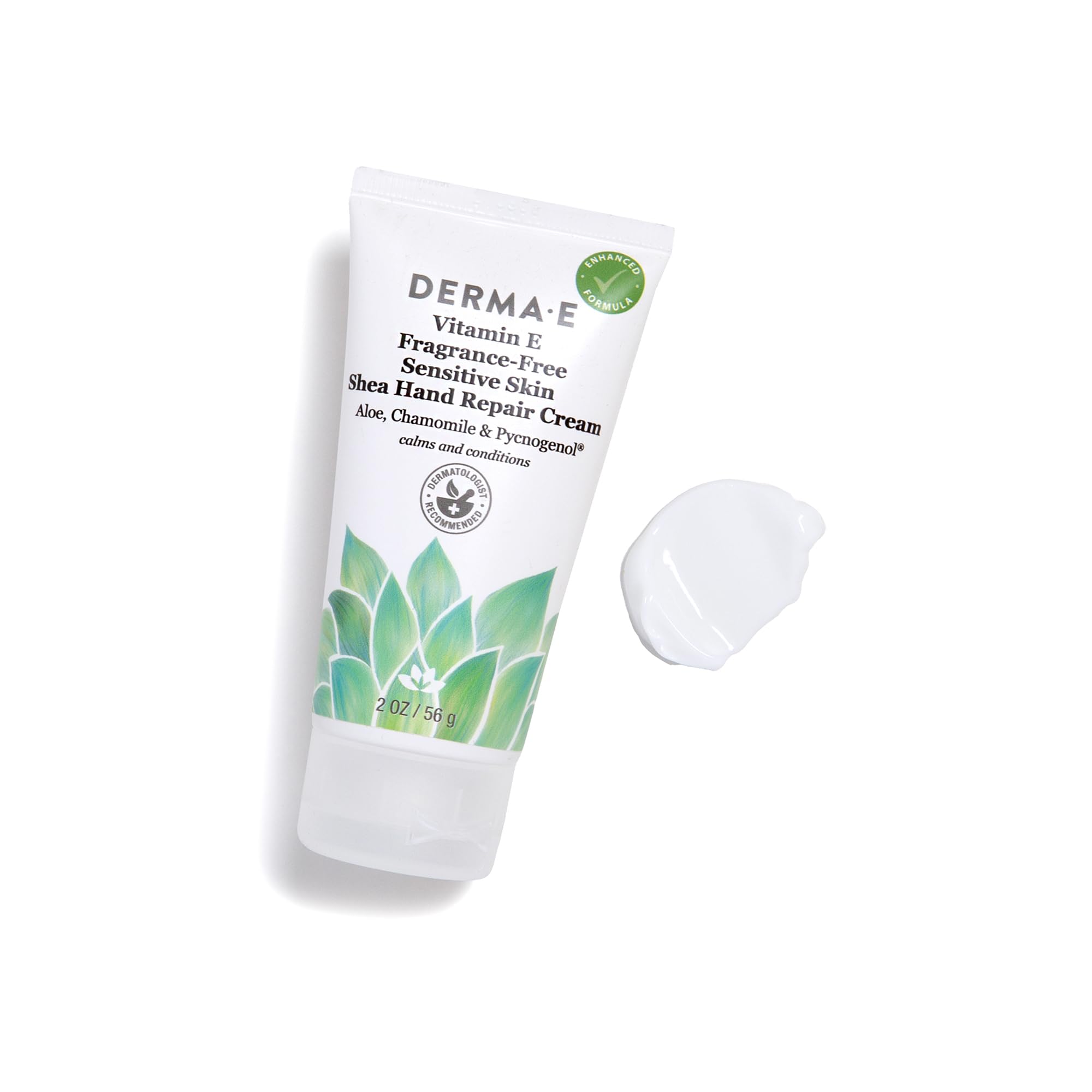 Derma E cream absorbing on skin showing rapid absorption and hydration