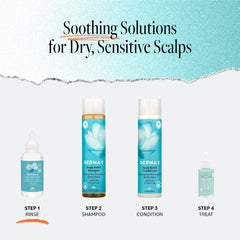 Rinse bottle in hand for scale showing 4 fl oz size benefit travel-friendly