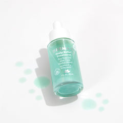 Derma E product being massaged into scalp for cooling and calming relief