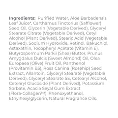 Derma E lotion texture close-up showing creamy, non-greasy finish for hydration