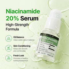 DERMA FACTORY watery texture close-up showing lightweight absorption benefit for oily skin