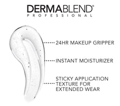 Dermablend clear jelly texture close-up demonstrating smooth hydrating finish