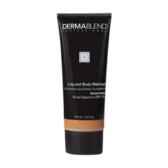 Dermablend front packaging medium golden showing product benefit of full coverage