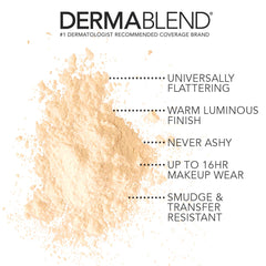 Dermablend open sifter showing controlled powder dispensing benefit