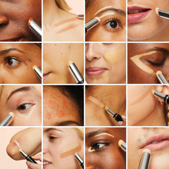 Dermablend concealer stick in makeup bag lifestyle showing travel-ready benefit