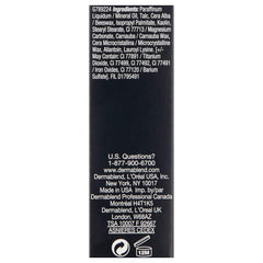 Dermablend product label close-up highlighting fragrance-free, sensitive tested benefits
