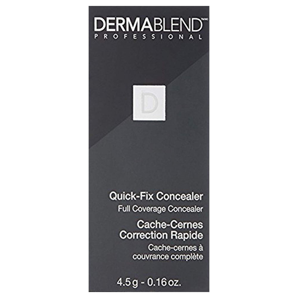 Dermablend concealer stick inside makeup bag for on-the-go touch-up convenience
