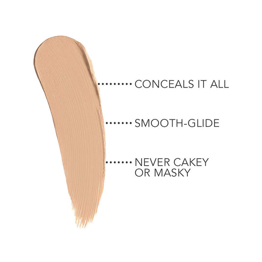 Dermablend open tip cream texture demonstrates smooth glide and precise application benefit